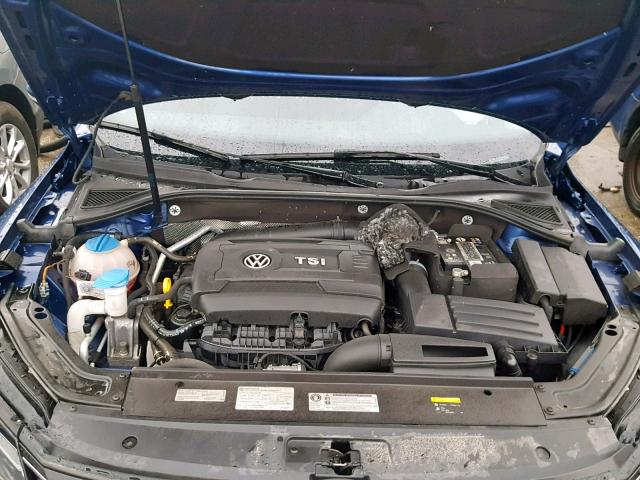 1VWAT7A32GC045833 - 2016 VOLKSWAGEN PASSAT S BLUE photo 7