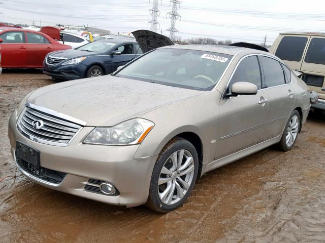 JNKBY01F38M551272 - 2008 INFINITI M45 TAN photo 2