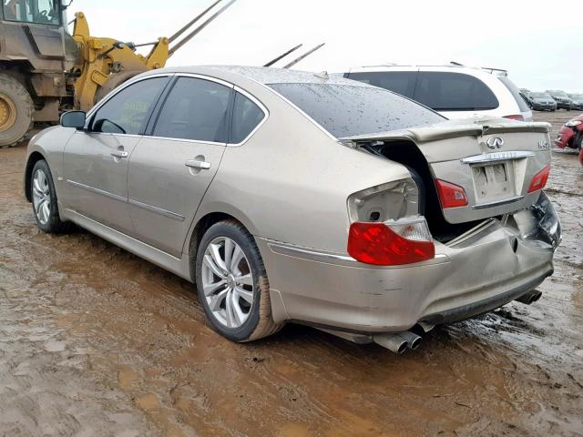 JNKBY01F38M551272 - 2008 INFINITI M45 TAN photo 3