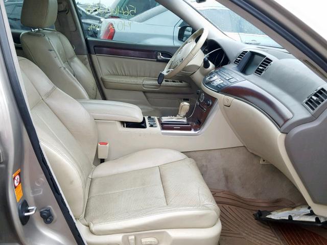 JNKBY01F38M551272 - 2008 INFINITI M45 TAN photo 5