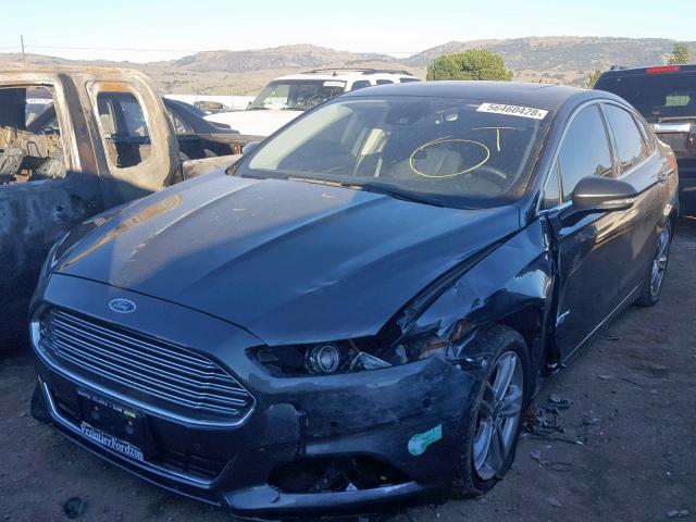 3FA6P0SU6GR125378 - 2016 FORD FUSION TIT GREEN photo 2