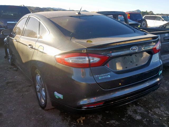 3FA6P0SU6GR125378 - 2016 FORD FUSION TIT GREEN photo 3