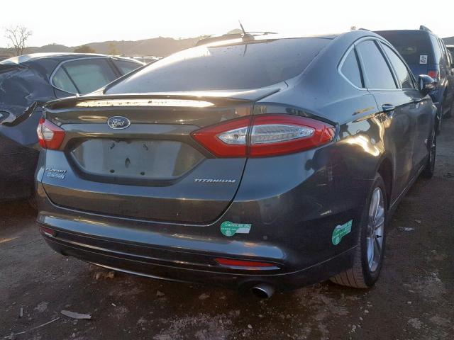 3FA6P0SU6GR125378 - 2016 FORD FUSION TIT GREEN photo 4