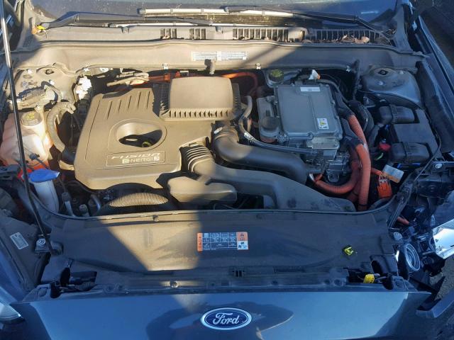 3FA6P0SU6GR125378 - 2016 FORD FUSION TIT GREEN photo 7