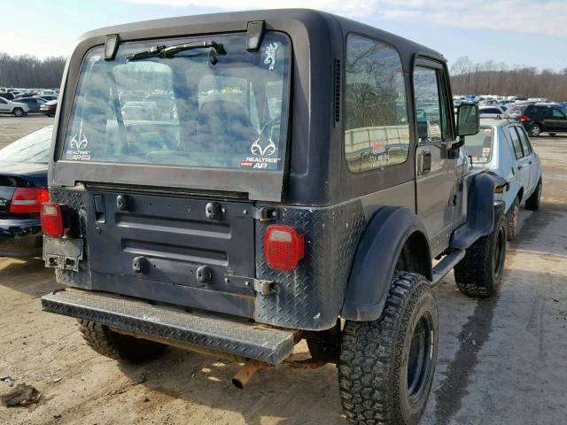 1J4FY19P9SP245909 - 1995 JEEP WRANGLER / GRAY photo 4