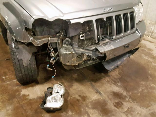 1J8GR48K48C106794 - 2008 JEEP GRAND CHER GRAY photo 9