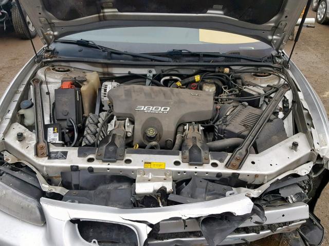 1G2WP52K11F155631 - 2001 PONTIAC GRAND PRIX BLACK photo 7