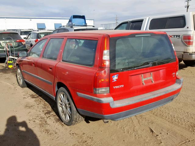 YV1SW53DX11134197 - 2001 VOLVO V70 T5 TUR RED photo 3