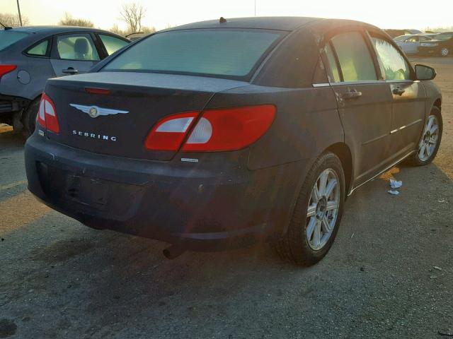 1C3LC56R37N678217 - 2007 CHRYSLER SEBRING TO BLACK photo 4