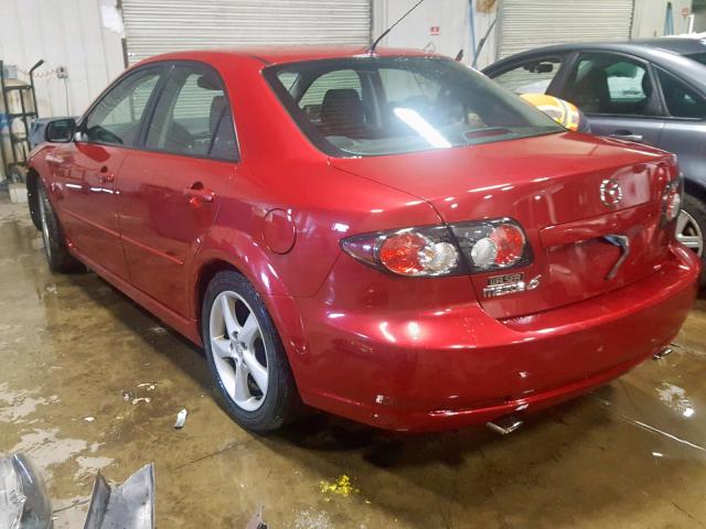 1YVHP80C575M05852 - 2007 MAZDA 6 RED photo 3