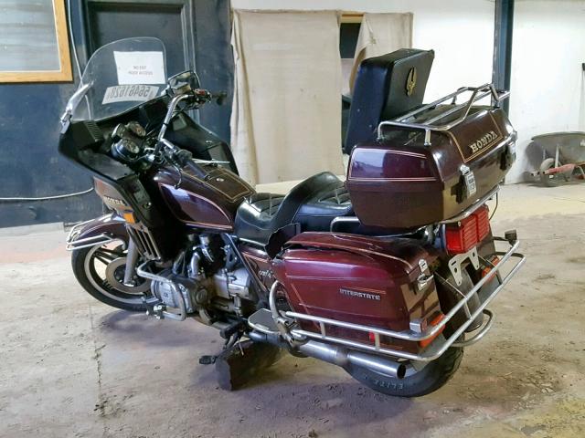 SC0215BA108820 - 1981 HONDA MOTORCYCLE BURGUNDY photo 3