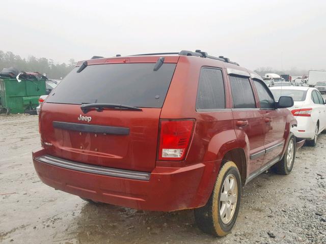 1J8GS48K59C507762 - 2009 JEEP GRAND CHER RED photo 4