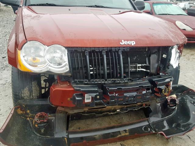 1J8GS48K59C507762 - 2009 JEEP GRAND CHER RED photo 9