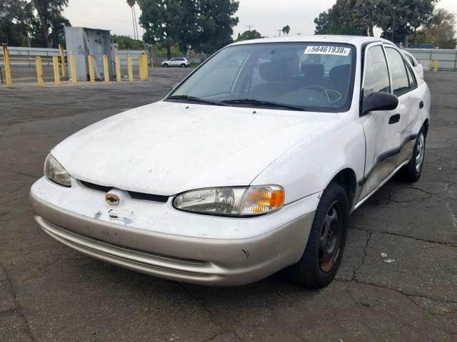 1Y1SK52832Z415942 - 2002 CHEVROLET GEO PRIZM WHITE photo 2