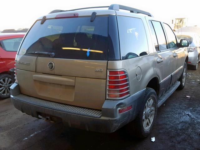 4M2ZU86K95ZJ05443 - 2005 MERCURY MOUNTAINEE TAN photo 4