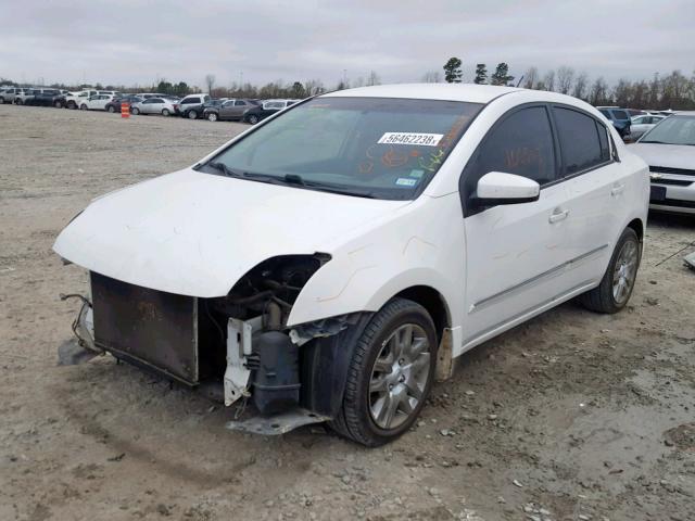 3N1AB6AP3AL621818 - 2010 NISSAN SENTRA 2.0 WHITE photo 2