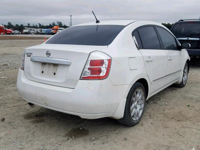 3N1AB6AP3AL621818 - 2010 NISSAN SENTRA 2.0 WHITE photo 4