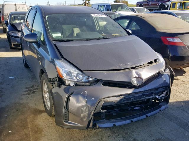 JTDZN3EU8FJ023311 - 2015 TOYOTA PRIUS V CHARCOAL photo 1