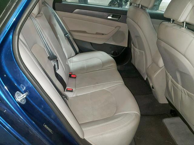 5NPE34AF3GH427175 - 2016 HYUNDAI SONATA SPO BLUE photo 6