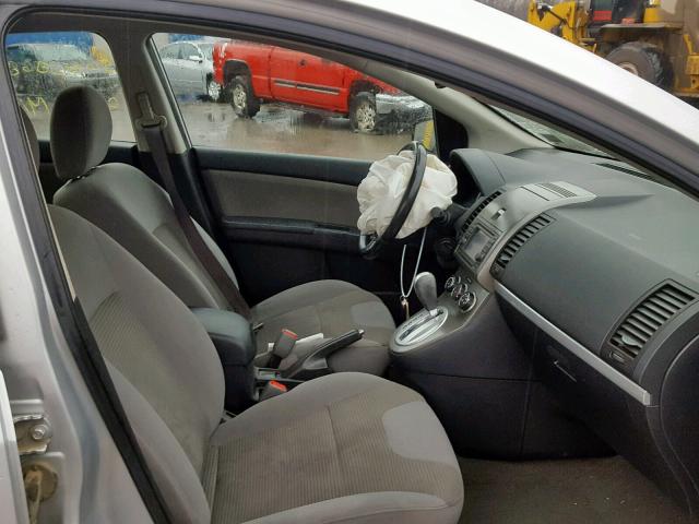 3N1AB6AP3CL635009 - 2012 NISSAN SENTRA 2.0 SILVER photo 5