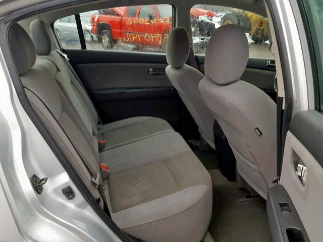 3N1AB6AP3CL635009 - 2012 NISSAN SENTRA 2.0 SILVER photo 6