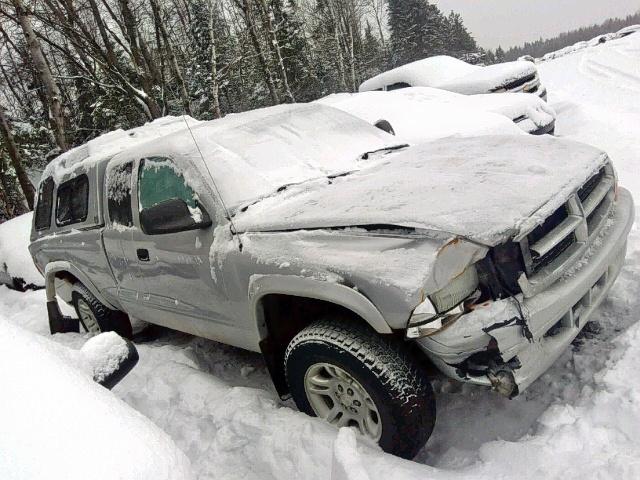 1D7HG32N83S375528 - 2003 DODGE DAKOTA SPO GRAY photo 1