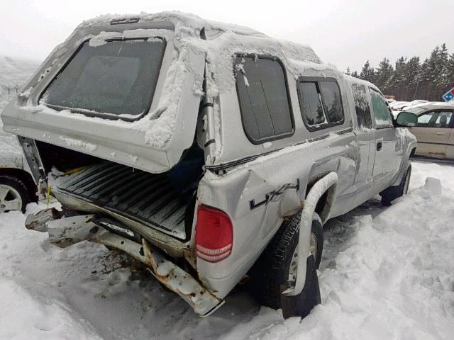 1D7HG32N83S375528 - 2003 DODGE DAKOTA SPO GRAY photo 4