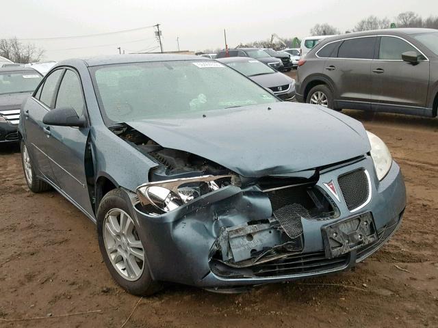 1G2ZF55B064138785 - 2006 PONTIAC G6 SE BLUE photo 1