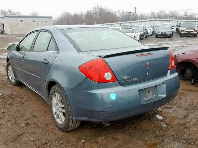 1G2ZF55B064138785 - 2006 PONTIAC G6 SE BLUE photo 3