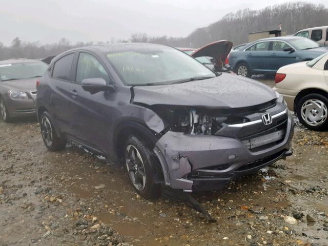 3CZRU6H53JM730525 - 2018 HONDA HR-V EX GRAY photo 1