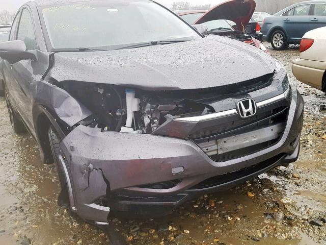 3CZRU6H53JM730525 - 2018 HONDA HR-V EX GRAY photo 9