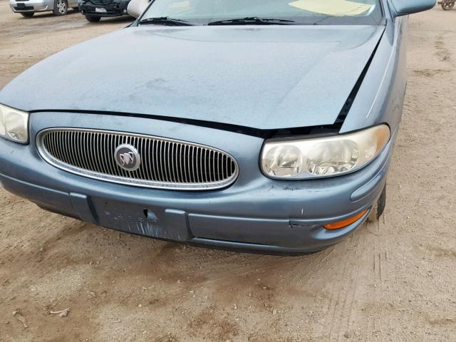 1G4HP54K91U141467 - 2001 BUICK LESABRE CU BLUE photo 9