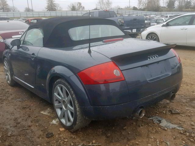 TRUUF28NX51001823 - 2005 AUDI TT 3.2 GRAY photo 3