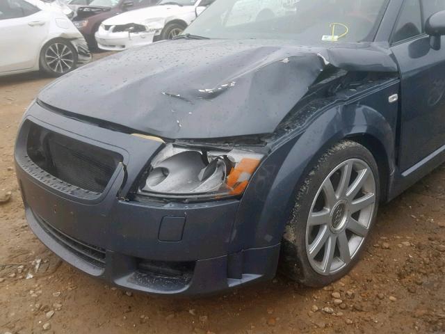 TRUUF28NX51001823 - 2005 AUDI TT 3.2 GRAY photo 9