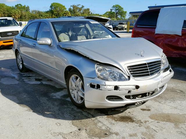 WDBNG70JX3A338523 - 2003 MERCEDES-BENZ S 430 SILVER photo 1