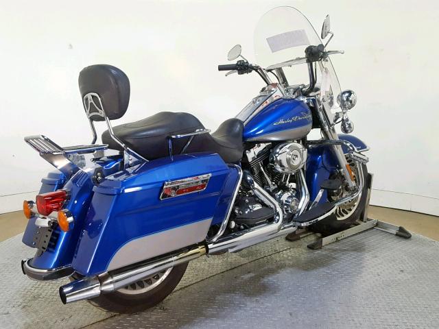 1HD1FB4199Y629352 - 2009 HARLEY-DAVIDSON FLHR BLUE photo 8