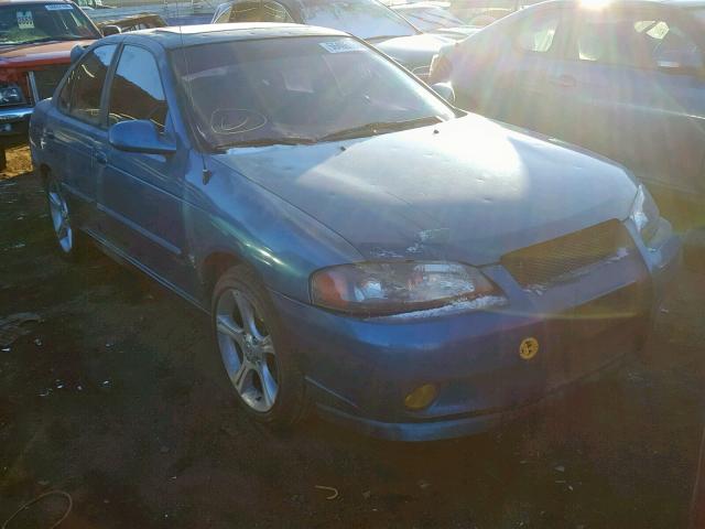 3N1AB51A82L725180 - 2002 NISSAN SENTRA SE- BLUE photo 1