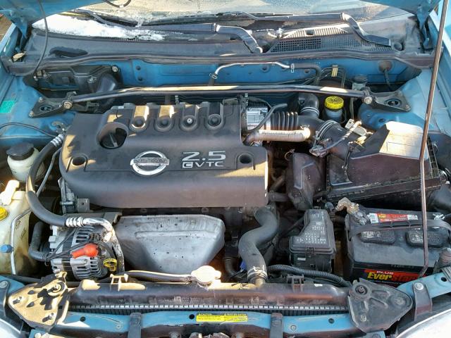 3N1AB51A82L725180 - 2002 NISSAN SENTRA SE- BLUE photo 7