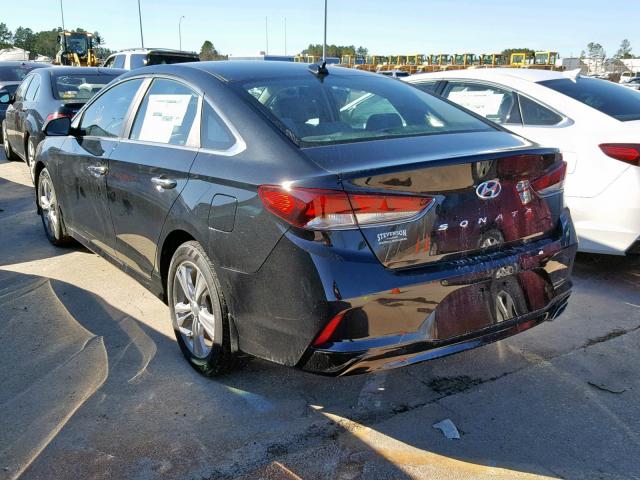 5NPE34AFXJH632015 - 2018 HYUNDAI SONATA SPO BLACK photo 3