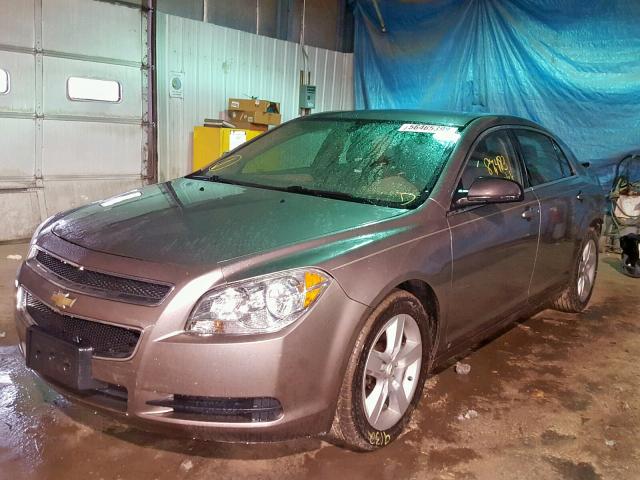 1G1ZA5E0XAF105842 - 2010 CHEVROLET MALIBU LS GRAY photo 2