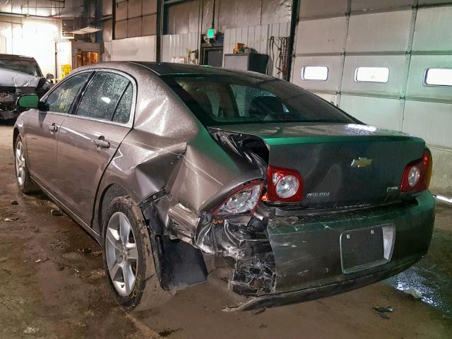 1G1ZA5E0XAF105842 - 2010 CHEVROLET MALIBU LS GRAY photo 3