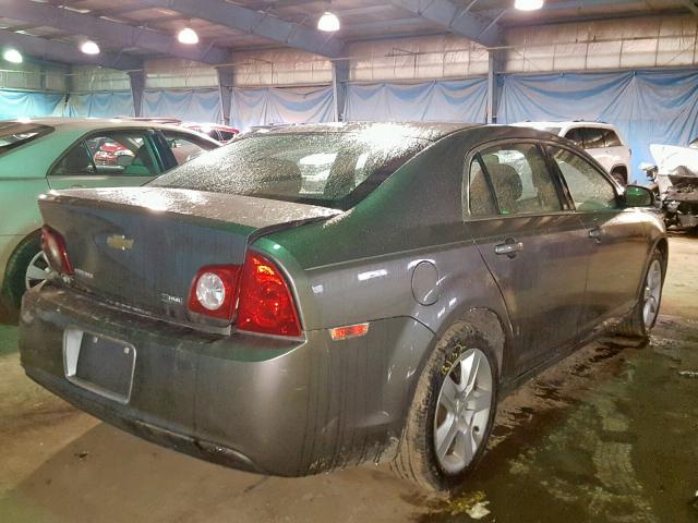 1G1ZA5E0XAF105842 - 2010 CHEVROLET MALIBU LS GRAY photo 4