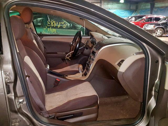 1G1ZA5E0XAF105842 - 2010 CHEVROLET MALIBU LS GRAY photo 5