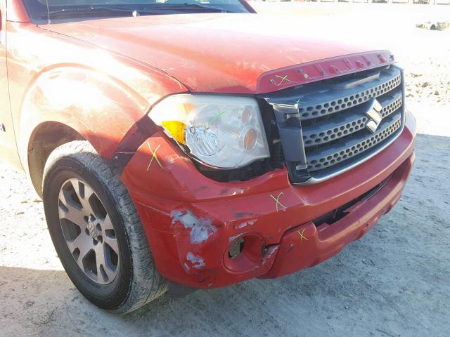 5Z61D0ERXAC421449 - 2010 SUZUKI EQUATOR SP RED photo 9