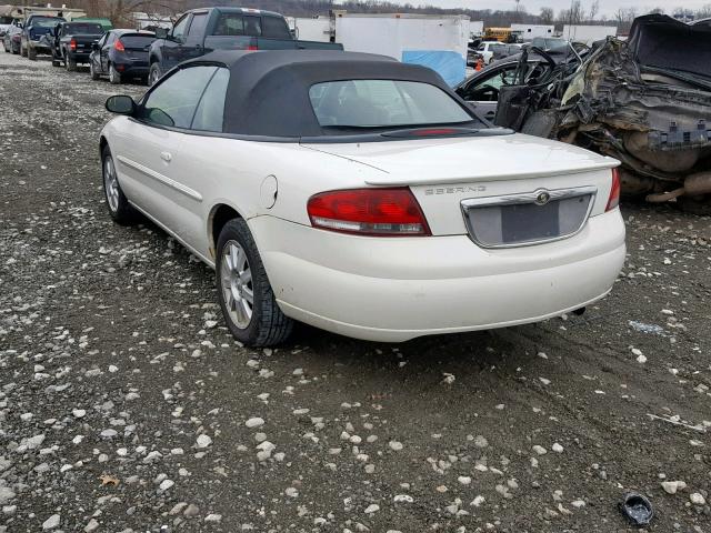 1C3EL75R15N536984 - 2005 CHRYSLER SEBRING GT WHITE photo 3