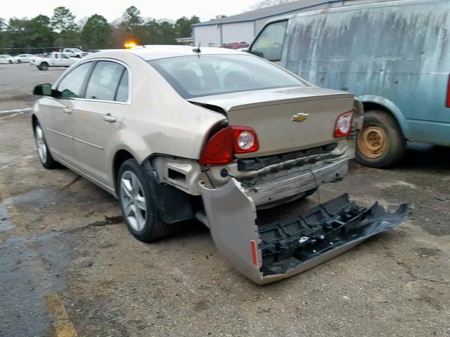 1G1ZB5E17BF224729 - 2011 CHEVROLET MALIBU LS ოქროსფერი ფოტო 3