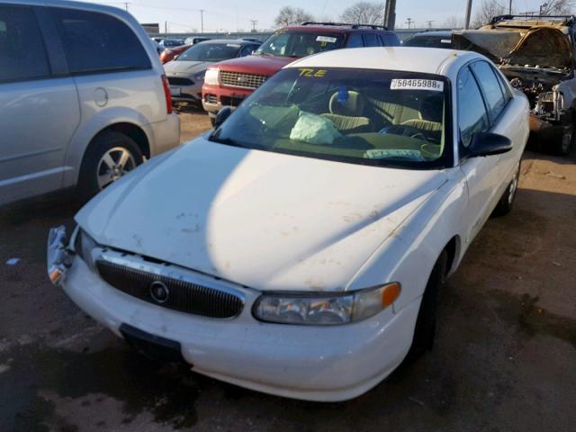 2G4WS52J421176091 - 2002 BUICK CENTURY CU WHITE photo 2