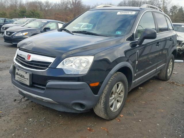 3GSDL43N29S559437 - 2009 SATURN VUE XE BLACK photo 2