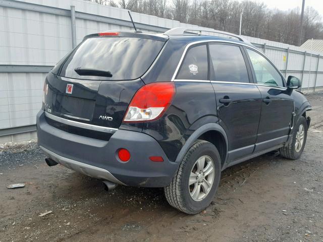 3GSDL43N29S559437 - 2009 SATURN VUE XE BLACK photo 4