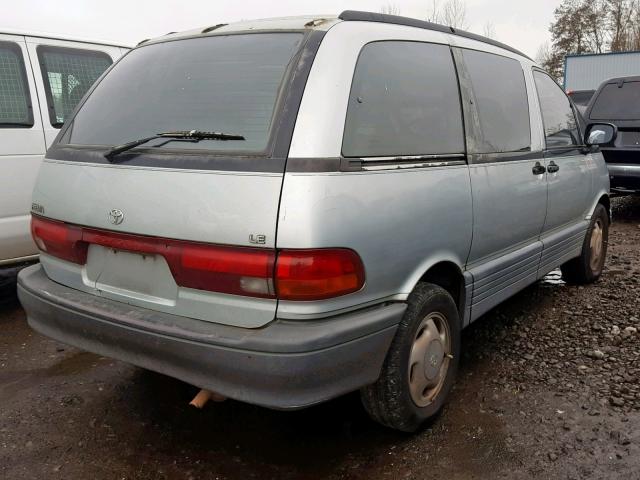 JT3AC12R0M1005412 - 1991 TOYOTA PREVIA LE SILVER photo 4